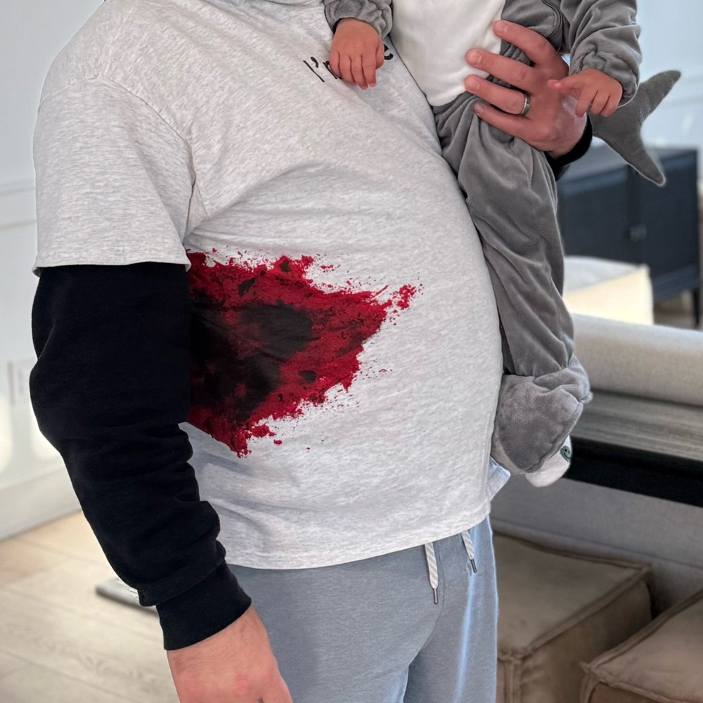 Kids Shark Costume - Gray and White/ shark bite xl - Picture 5 of 5